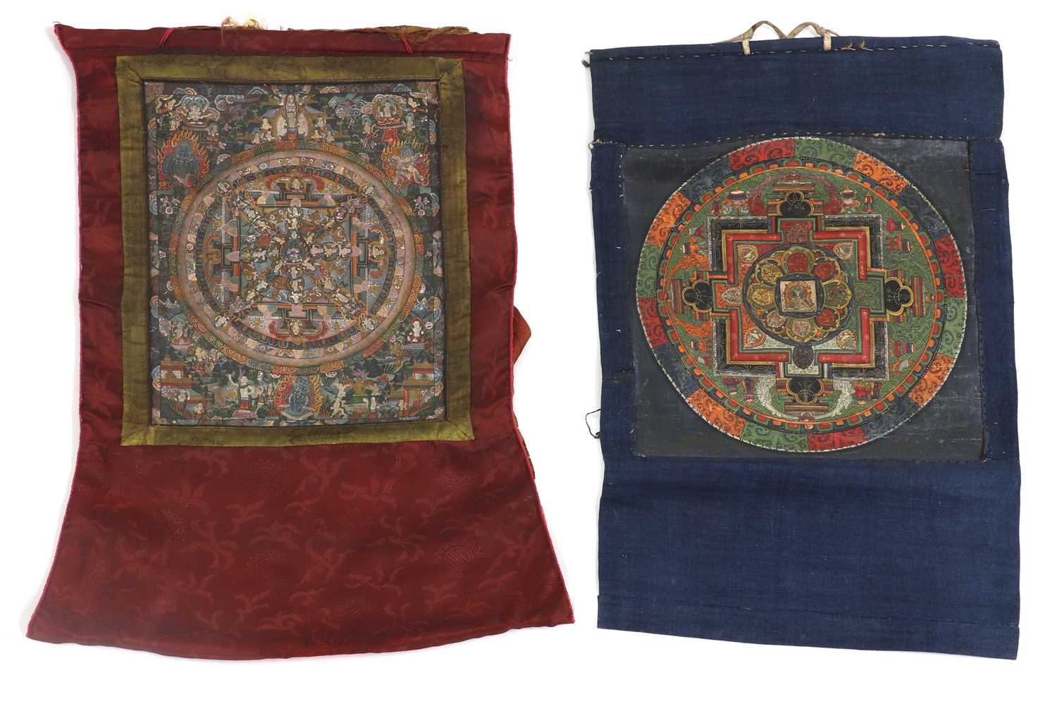 Lot 256 - A Tibetan thangka