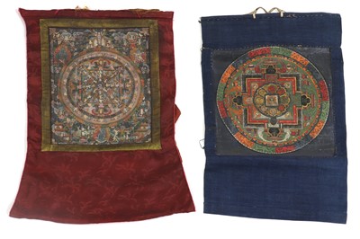 Lot 256 - A Tibetan thangka