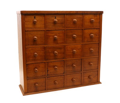 Lot 317 - A estate collectors cabinet