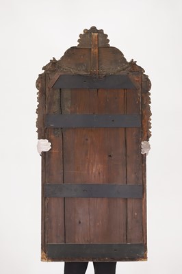 Lot 40 - A gilt-gesso pier glass