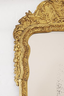 Lot 40 - A gilt-gesso pier glass