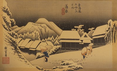 Lot 326 - Utagawa Hiroshige (Japanese, 1797-1858)