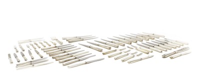 Lot 30 - A collection of silver flatware