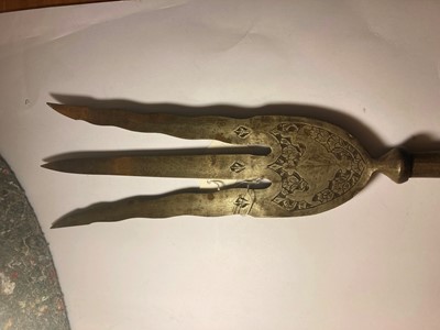 Lot 147 - Two Indo-Persian trident spears