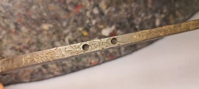 Lot 73 - A Japanese jomanji yari