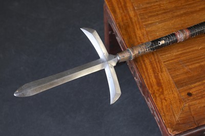 Lot 73 - A Japanese jomanji yari