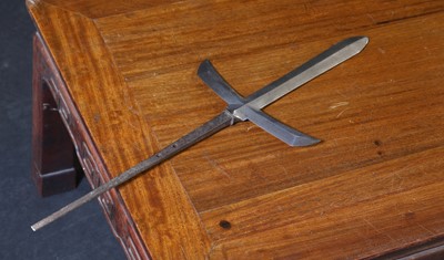 Lot 73 - A Japanese jomanji yari
