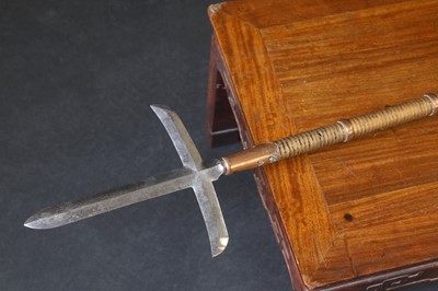 Lot 72 - A Japanese jomanji yari