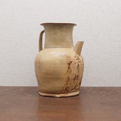 Lot 4 - A Chinese Changsha stoneware ewer