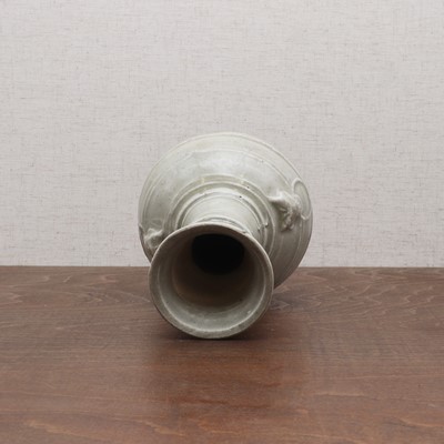Lot 7 - A Chinese celadon-glazed vase