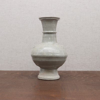 Lot 7 - A Chinese celadon-glazed vase