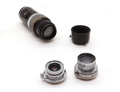 Lot 305 - A collection of Leica LTM lenses