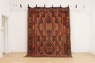 Lot 373 - A kilim rug