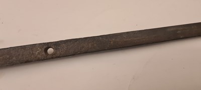 Lot 85 - A Japanese omi no yari (long spear)