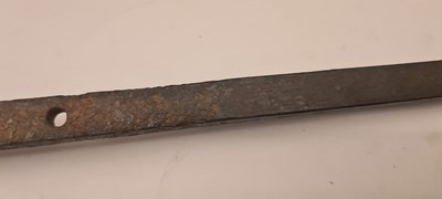 Lot 85 - A Japanese omi no yari (long spear)