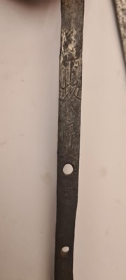 Lot 85 - A Japanese omi no yari (long spear)