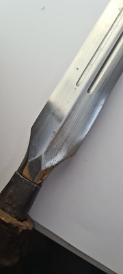 Lot 85 - A Japanese omi no yari (long spear)