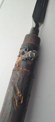 Lot 85 - A Japanese omi no yari (long spear)