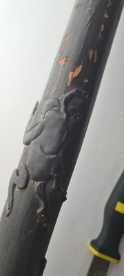 Lot 85 - A Japanese omi no yari (long spear)