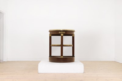 Lot 133 - An Empire mahogany and gilt-metal-mounted étagère