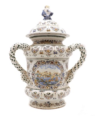 Lot 185 - A large stoneware urn