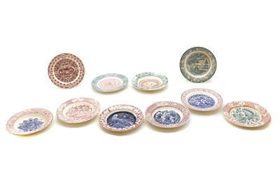 Lot 203 - A set of ten J. & M.P. Bell Co export ware plates