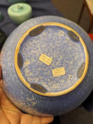 Lot 56 - A collection of six Ruskin pottery items