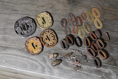 Lot 101 - A group of Japanese sword guards