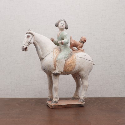 Lot 39 - A Chinese pottery group