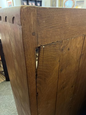 Lot 132 - A Robert 'Mouseman' Thompson oak open bookcase