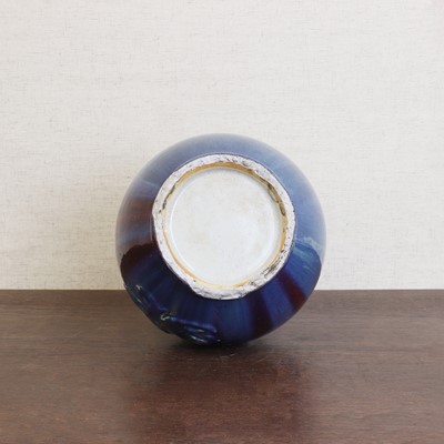 Lot 140 - A Chinese flambé-glazed vase