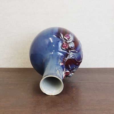 Lot 140 - A Chinese flambé-glazed vase