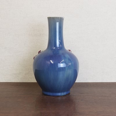 Lot 140 - A Chinese flambé-glazed vase