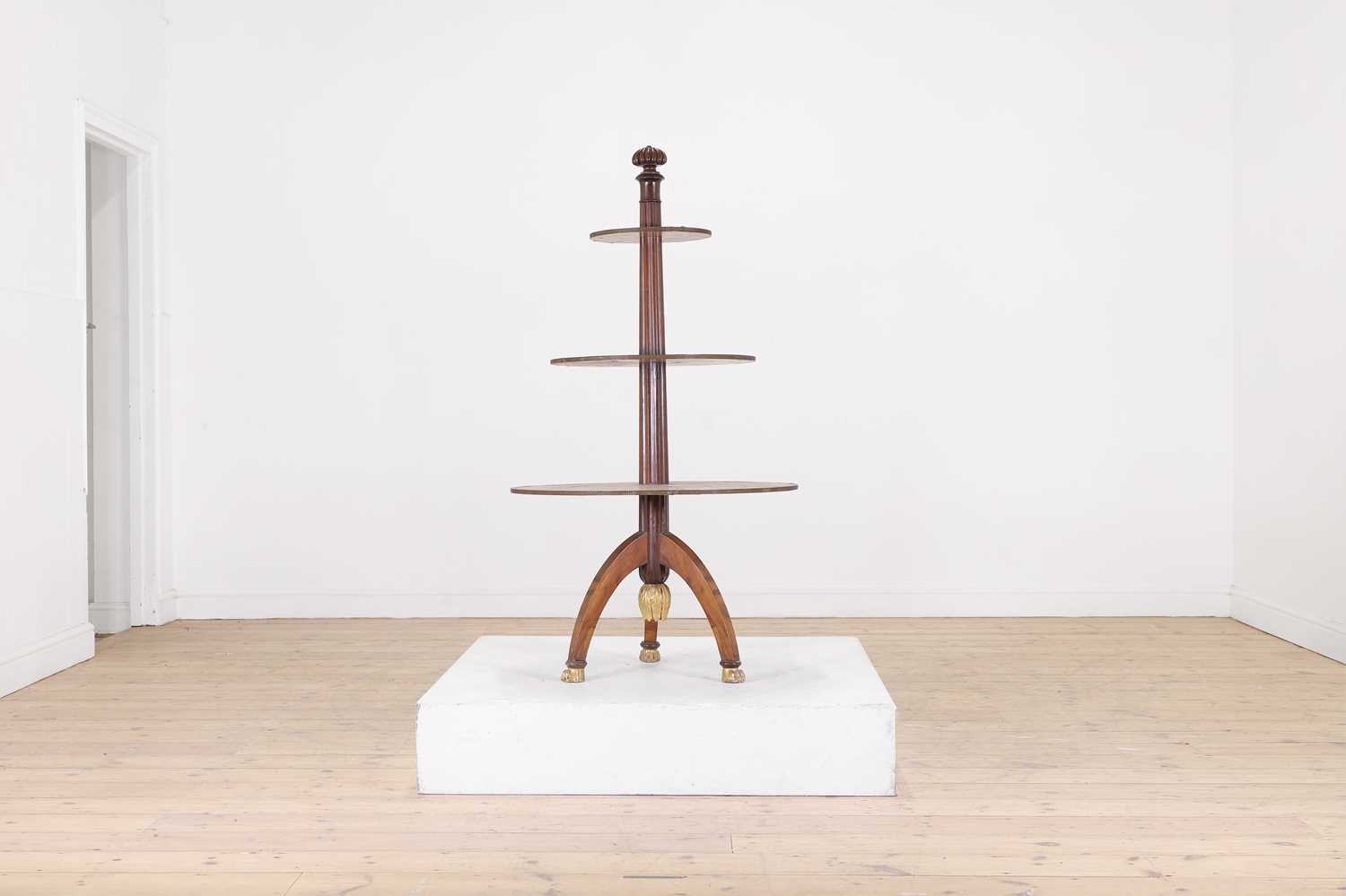 Lot 144 - A three-tier dumb waiter