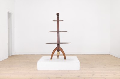 Lot 144 - A three-tier dumb waiter