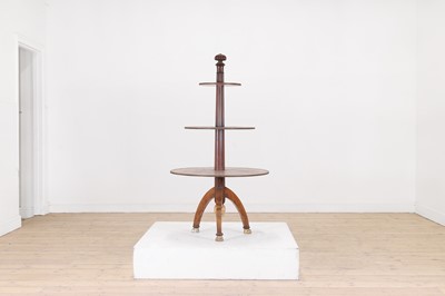 Lot 144 - A three-tier dumb waiter