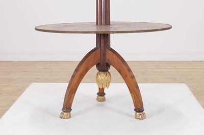 Lot 144 - A three-tier dumb waiter