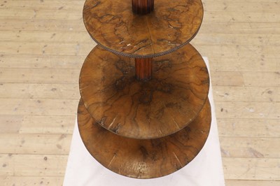 Lot 144 - A three-tier dumb waiter
