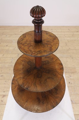 Lot 144 - A three-tier dumb waiter