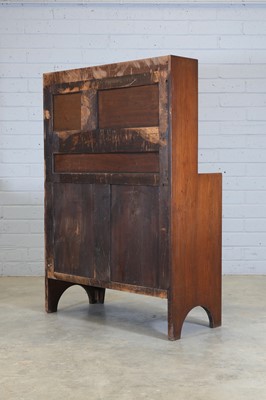 Lot 91 - A Liberty & Co. walnut bookcase