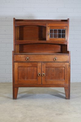 Lot 91 - A Liberty & Co. walnut bookcase