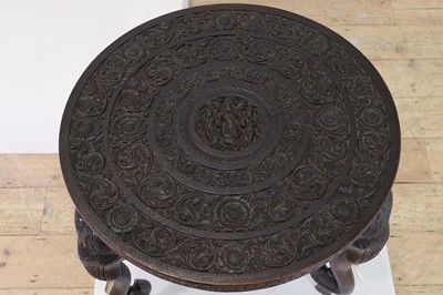 Lot 296 - Two Indian hardwood tables