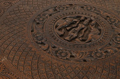 Lot 296 - Two Indian hardwood tables