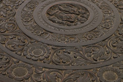 Lot 296 - Two Indian hardwood tables