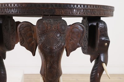 Lot 296 - Two Indian hardwood tables