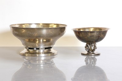 Lot 116 - A Georg Jensen 'Model 414' sterling silver pedestal bowl