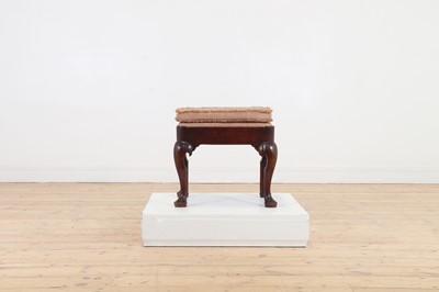Lot 56 - A George I walnut stool