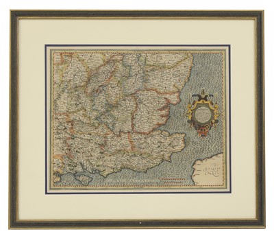 Lot 35 - Two MAPS: 1- Warwicum Northamtonia Huntingdonia Cantabrigia Suffolcia Oxonium Buckinghamia Bedfordia Hardfordia