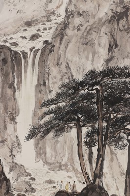 Lot 176 - A Chinese hanging scroll