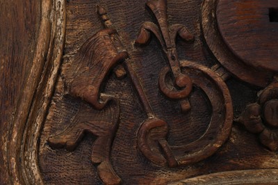 Lot 143 - A pair of carved hardwood doors in the French Louis XV-style